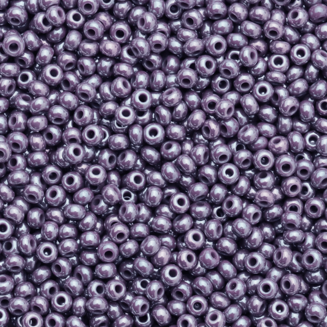 10/0 Dark Mauve LUSTER Opaque, Preciosa Seed beads 10/0 Preciosa Seed Beads