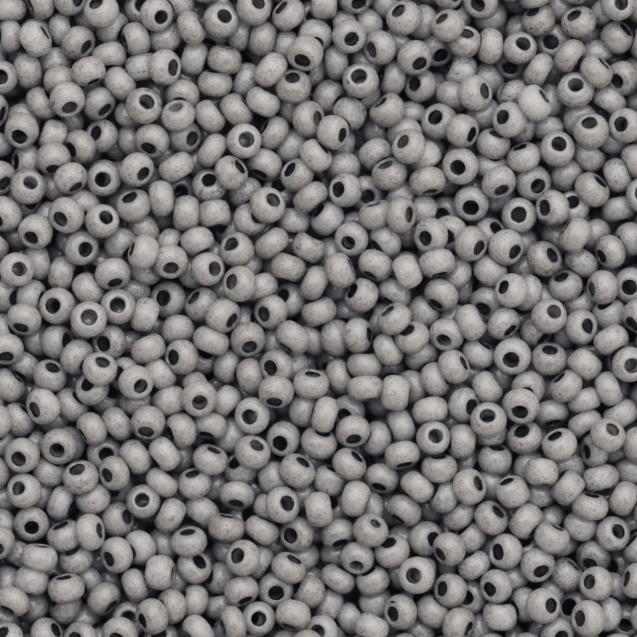 10/0 Grey Chalk SOLGEL, Preciosa Seed Beads 10/0 Preciosa Seed Beads