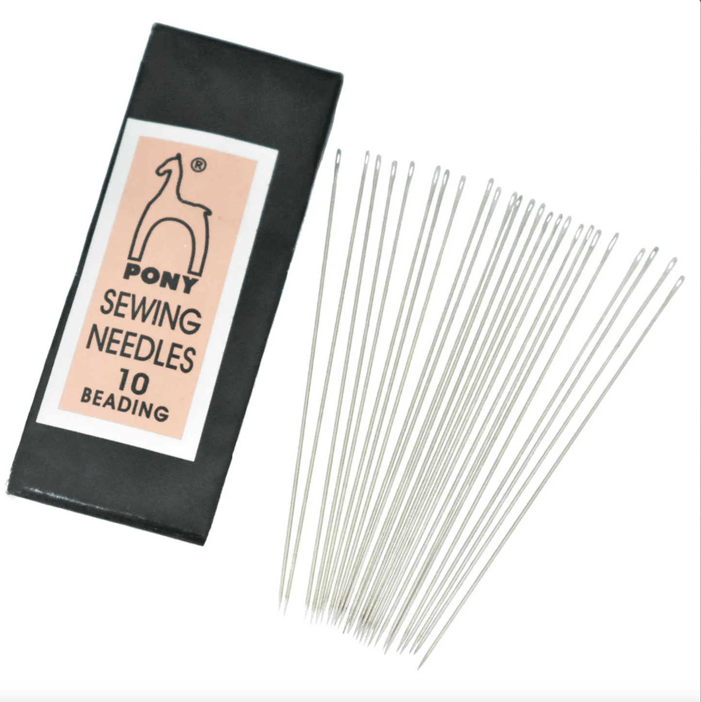 10/0 Long Beading Needles PONY Brand, 25 needles per pack, Basics Basics