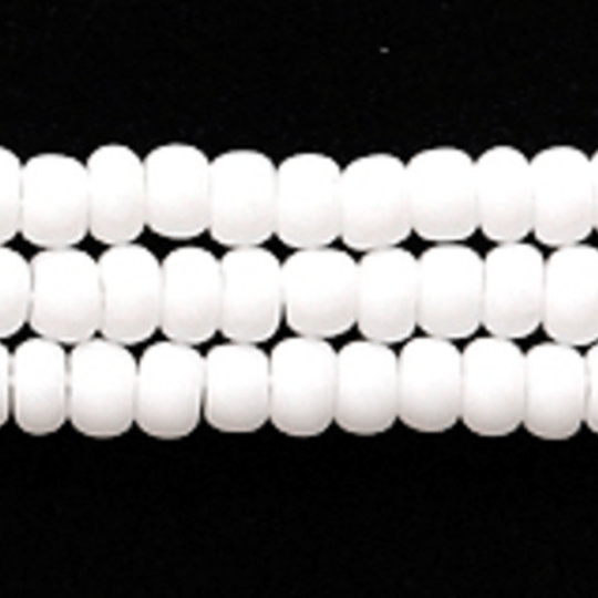 10/0 MATTE Chalk White Preciosa Seed Beads *Limited time Hank #10SB112-M 10/0 Preciosa Seed Beads