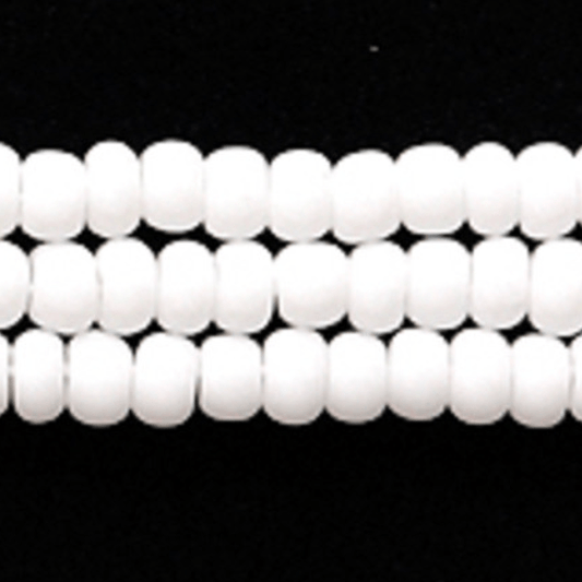 10/0 MATTE Chalk White Preciosa Seed Beads *Limited time Hank #10SB112-M 10/0 Preciosa Seed Beads