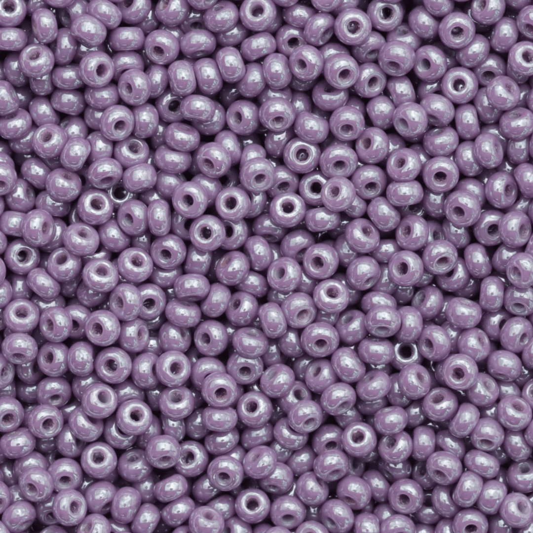 10/0 Mauve LUSTER Opaque, Preciosa Seed beads 10/0 Preciosa Seed Beads