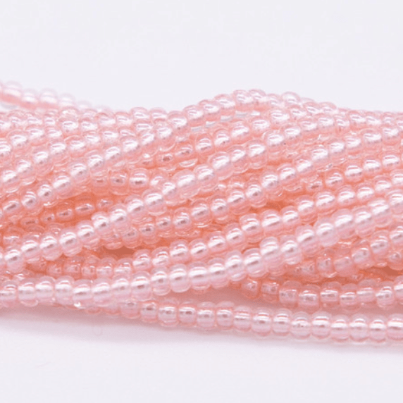 10/0 Pink Pearl Lined Color Preciosa Seed Beads *Limited time Hank #10SB691-LP 10/0 Preciosa Seed Beads