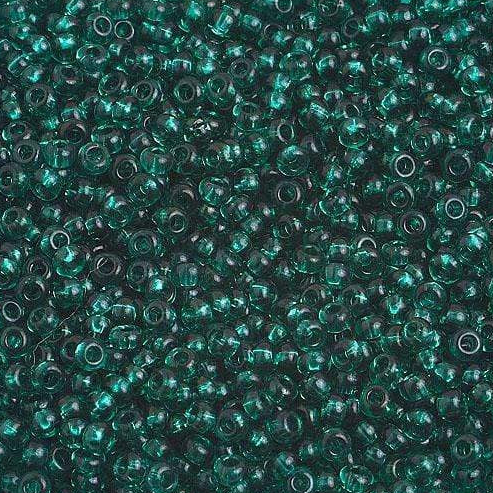 10/0 Teal Transparent, Preciosa Seed Beads 10/0 Preciosa Seed Beads