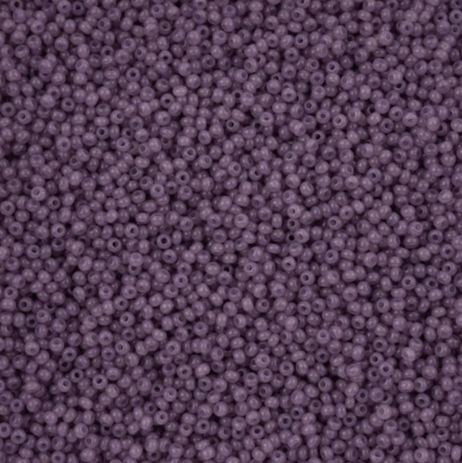 11/0 Alabaster Orchid Purple Solgel, Preciosa Seed Beads 22g 11/0 Preciosa Seed Beads