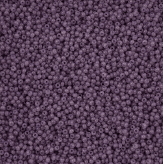 11/0 Alabaster Orchid Purple Solgel, Preciosa Seed Beads 22g 11/0 Preciosa Seed Beads