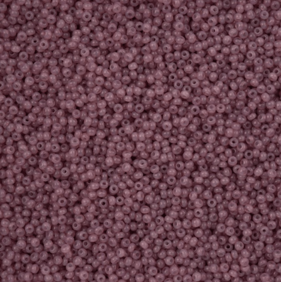 11/0 Alabaster Plum Purple Solgel, Preciosa Seed Beads 22g 11/0 Preciosa Seed Beads