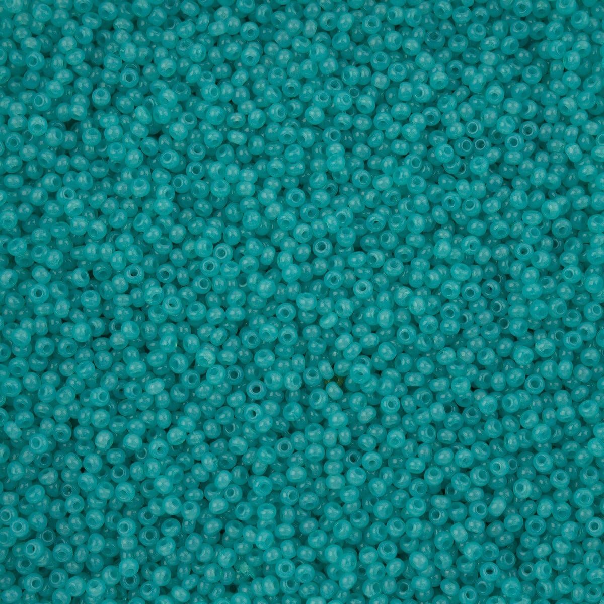 11/0 Alabaster Turquoise Solgel, Preciosa Seed Beads 22g 11/0 Preciosa Seed Beads