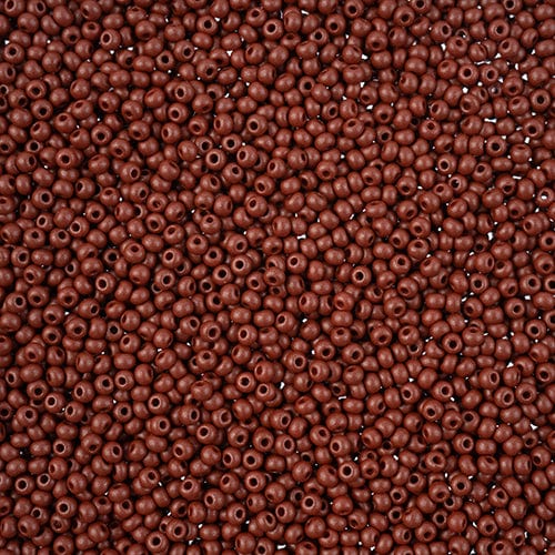 11/0 Chalk Brown Permalux Dyed Preciosa Seed Beads 22g VIAL 11/0 Preciosa Seed Beads