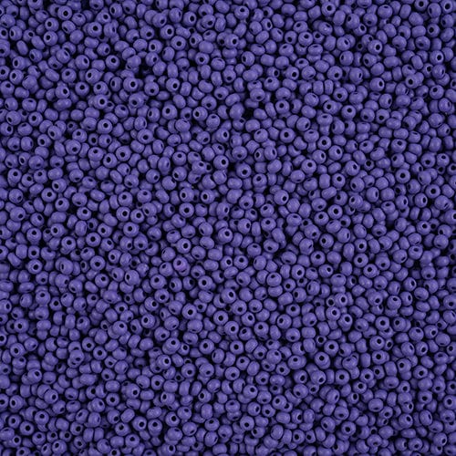 11/0 Chalk Dark Violet MATTE Permalux Dyed Preciosa Seed Beads 22g VIAL 11/0 Preciosa Seed Beads
