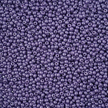 11/0 Chalk Lavender Permalux Dyed Preciosa Seed Beads 22g VIAL 11/0 Preciosa Seed Beads