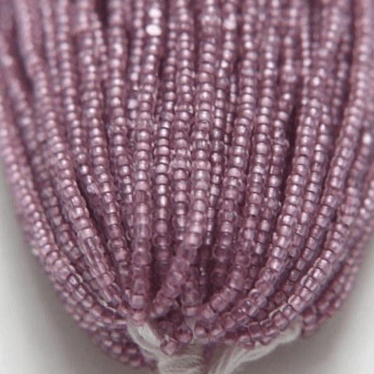 11/0 Charlotte Cut PREMIUM Seed Bead-  Amethyst Purple Matte Pearl Silver Lined  *10g Hank* Charlotte Cut Seedbeads