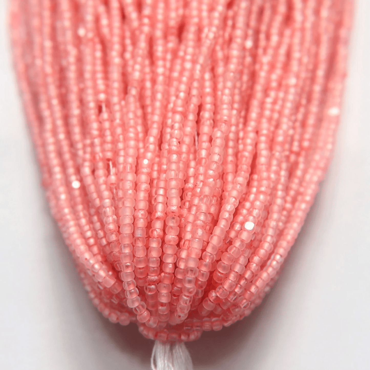 11/0 Charlotte Cut PREMIUM Seed Bead- Bubblegum Pink Matte Pearl Silver Lined  *10g Hank* Charlotte Cut Seedbeads