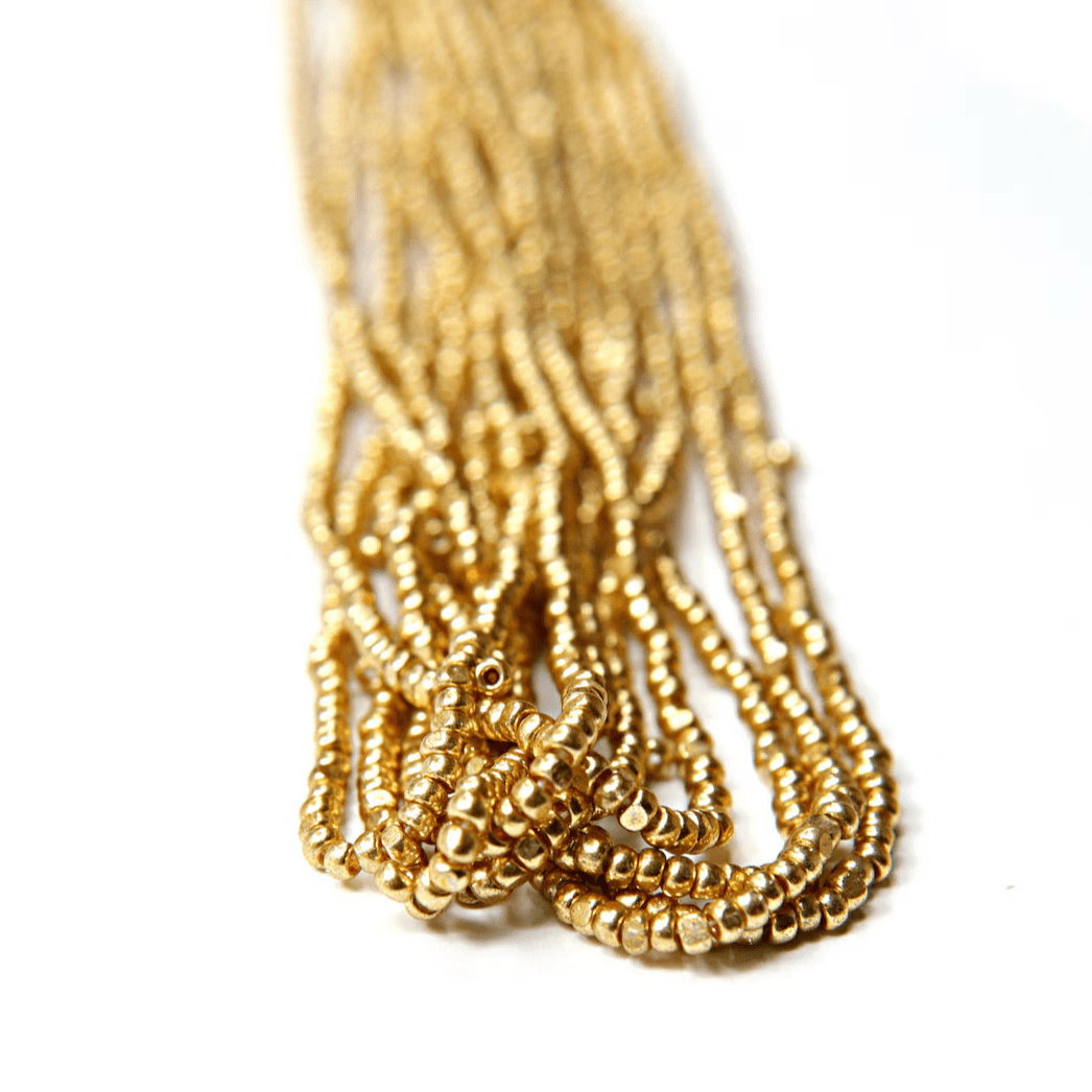 11/0 Charlotte Cut *Premium Seed Bead- Metallic Gold *10g Hank* NEW Charlotte Cut Seedbeads