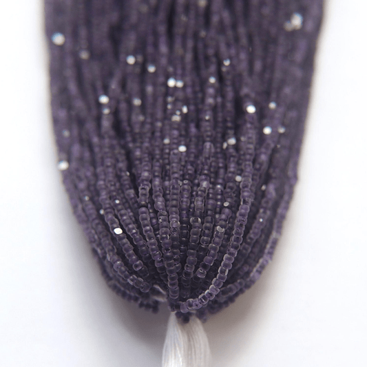 11/0 Charlotte Cut Seed Bead- Crystal Matte Purple Velvet Lined  *10g Hank* Charlotte Cut Seedbeads
