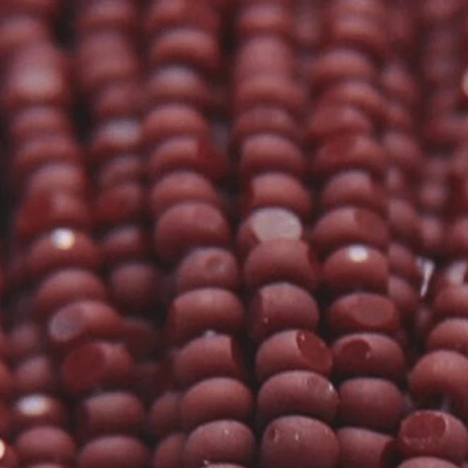 11/0 Charlotte Cut Seed Bead - Matte Opaque Chocolate Brown 10g Charlotte Cut Seedbeads