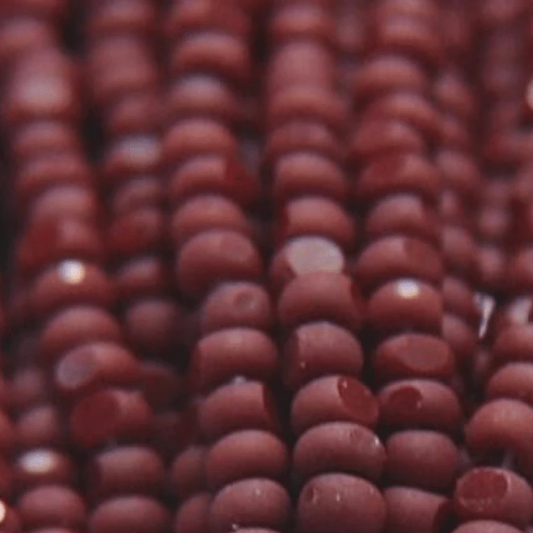 11/0 Charlotte Cut Seed Bead - Matte Opaque Chocolate Brown 10g Charlotte Cut Seedbeads