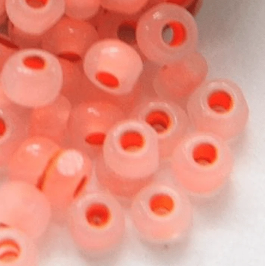 11/0 Charlotte Cut Seed Bead- Opal Neon Orange 10g (Loose) Charlotte Cut Seedbeads