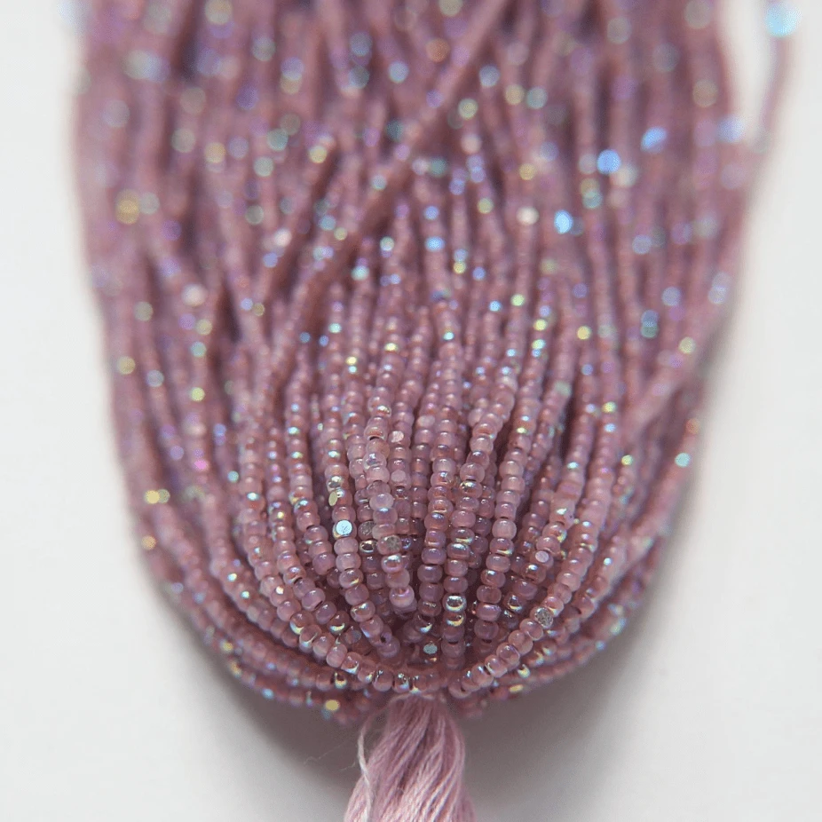 11/0 Charlotte Cut Seed Bead- Opal Neon Orchid Pink Aurore Boreale PREMIUM *10g Hank* Charlotte Cut Seedbeads