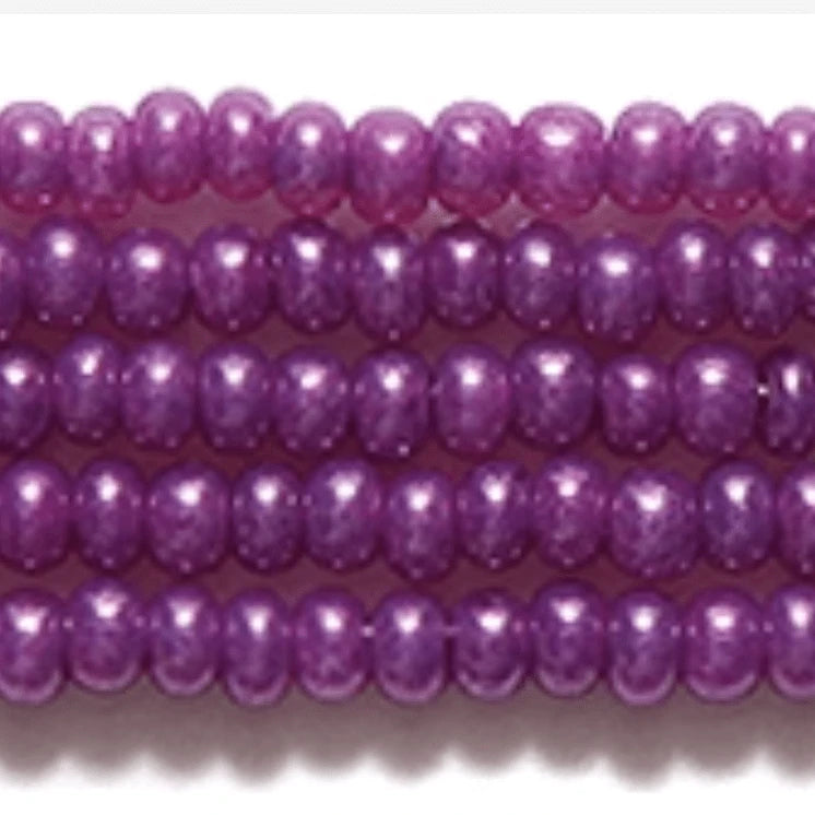 11/0 Coated Luster Purple *RARE* Preciosa Seed Beads *HANK 11/0 Preciosa Seed Beads