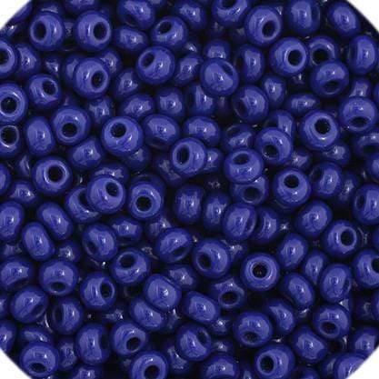 11/0 Dark Royal Blue Opaque Preciosa Seed Bead *HANK 11/0 Preciosa Seed Beads