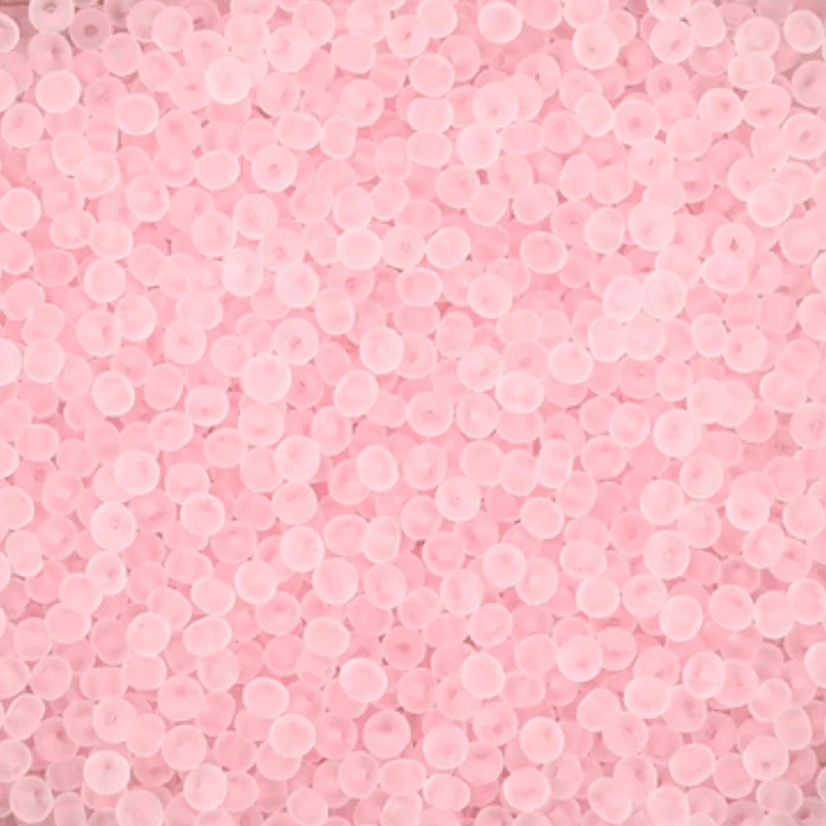 11/0 Japanese Seedbeads, Frosted Matte Ballet Pink 10g 11/0 TOHO Seed Beads