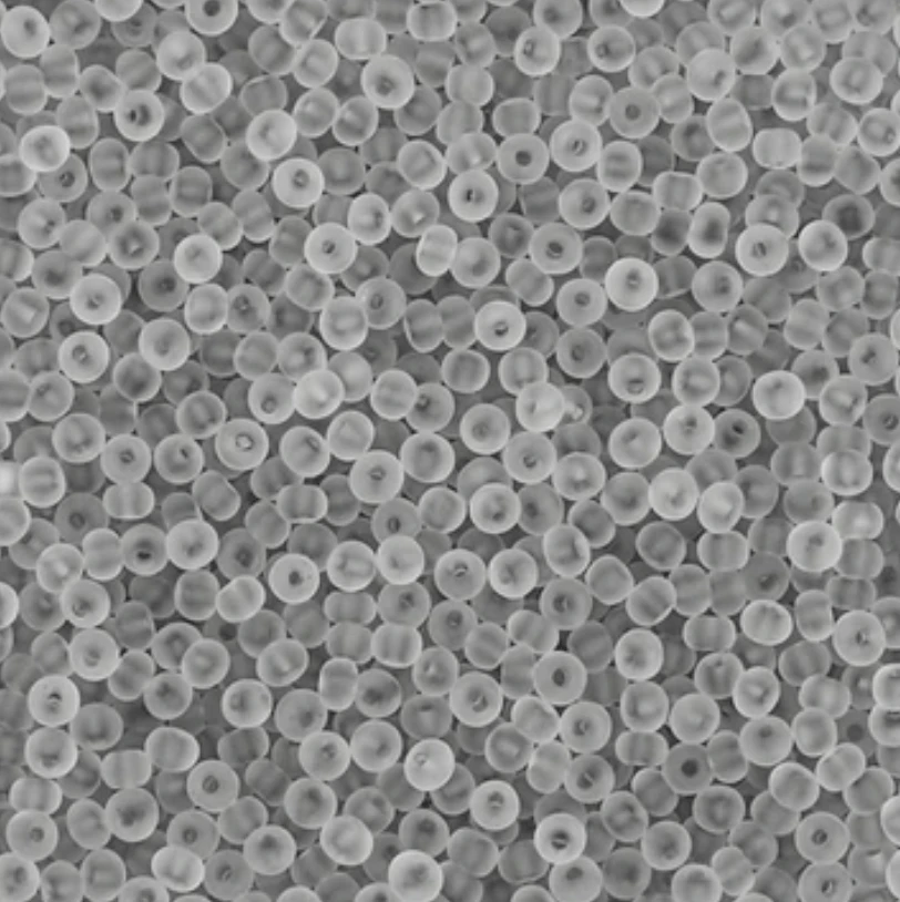11/0 Japanese Seedbeads, Frosted Matte Grey 10g 11/0 TOHO Seed Beads