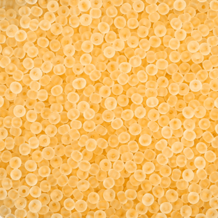 11/0 Japanese Seedbeads, Frosted Matte Sunglow Orange/Yellow 10g 11/0 TOHO Seed Beads
