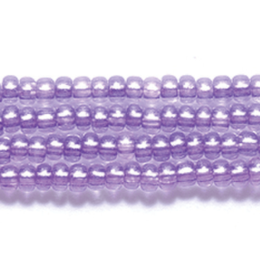 11/0 Lilac Colourlined Terra Pearl Preciosa Seed Beads *Limited time Hank 2023* 10/0 Preciosa Seed Beads