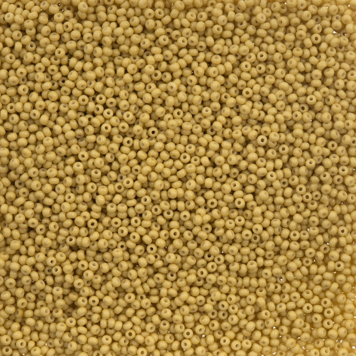 11/0 Mustard Yellow Chalk Dyed Solgel, Preciosa Seed Beads 22g 11/0 Preciosa Seed Beads