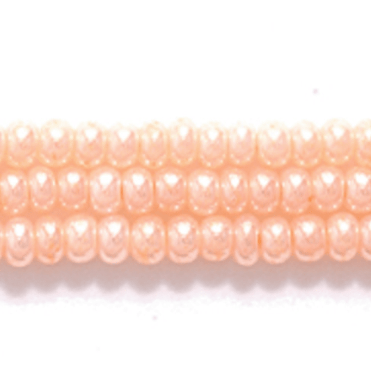 11/0 Peach Pearl Preciosa Seed Beads *Limited time Hank #11SB636 11/0 Preciosa Seed Beads