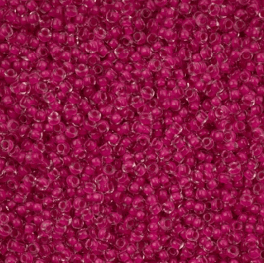 11/0 Pink Terra Intensive Crystal Colour lined Preciosa Seed Bead *NEW* 11/0 Preciosa Seed Beads