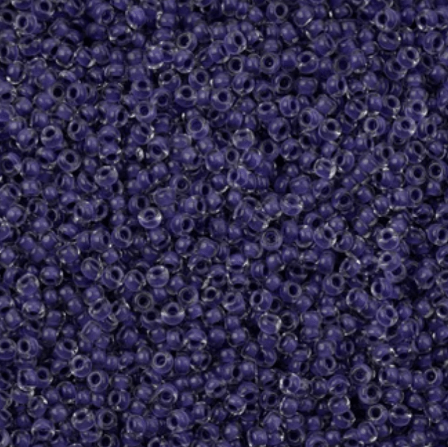 11/0 Purple Terra Intensive Crystal Colour lined Preciosa Seed Bead *NEW* 11/0 Preciosa Seed Beads