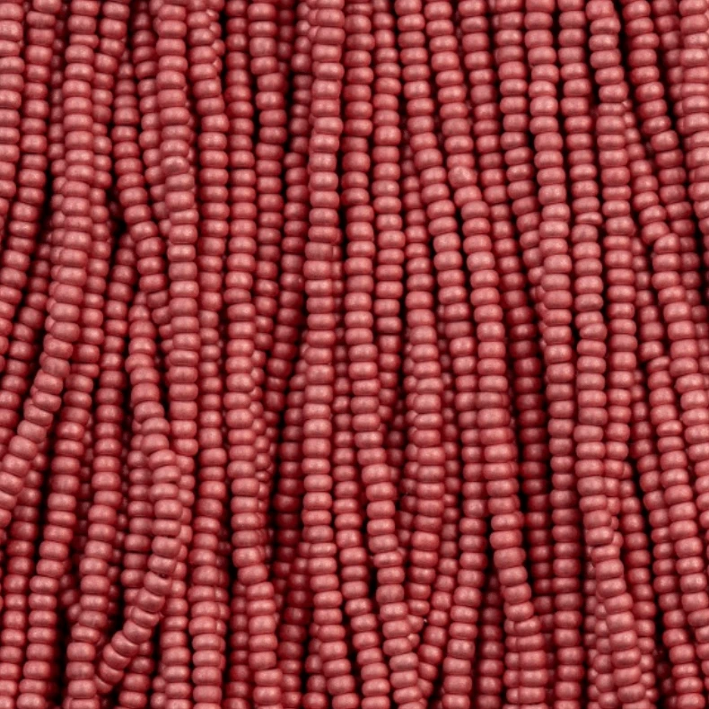 11/0 Violet Orchid Terra Metallic Matte, Preciosa Seed Bead (22g) 11/0 Preciosa Seed Beads