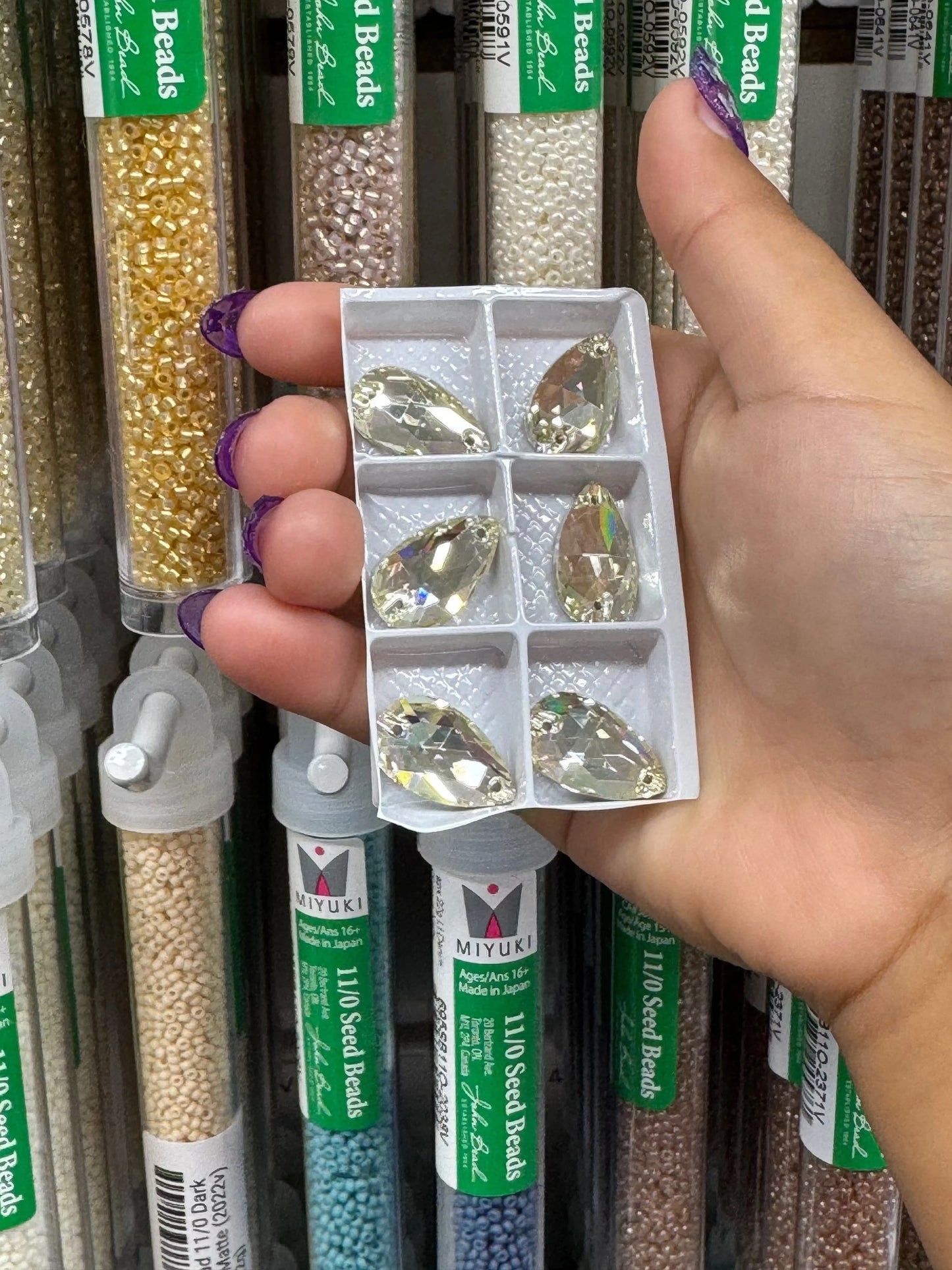 11*18mm or 13*22mm Moonlight, Milky Opal White Teardrop, Best Quality Fancy Glass Gem (Sold in Pair) Fancy Glass Gems