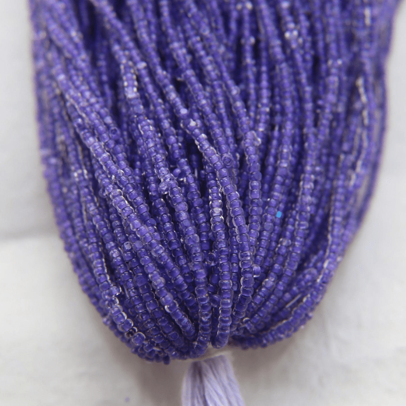 13/0 Charlotte Cut Seed Bead- Colour Lined Neon Dark Purple *10g Hank ...