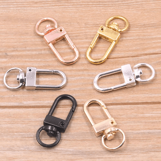 13*34mm Swivel Square Lobster Claw Clasp, Lanyard Snap Hook, Findings (8pcs) Basics