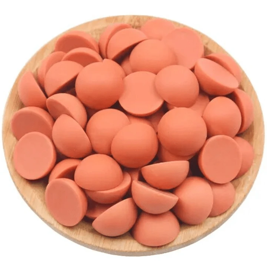 13.5mm New Spring Coloured Matte Acrylic Gems, Glue on, Resin Gems  (Sold in Pair) Resin Gems