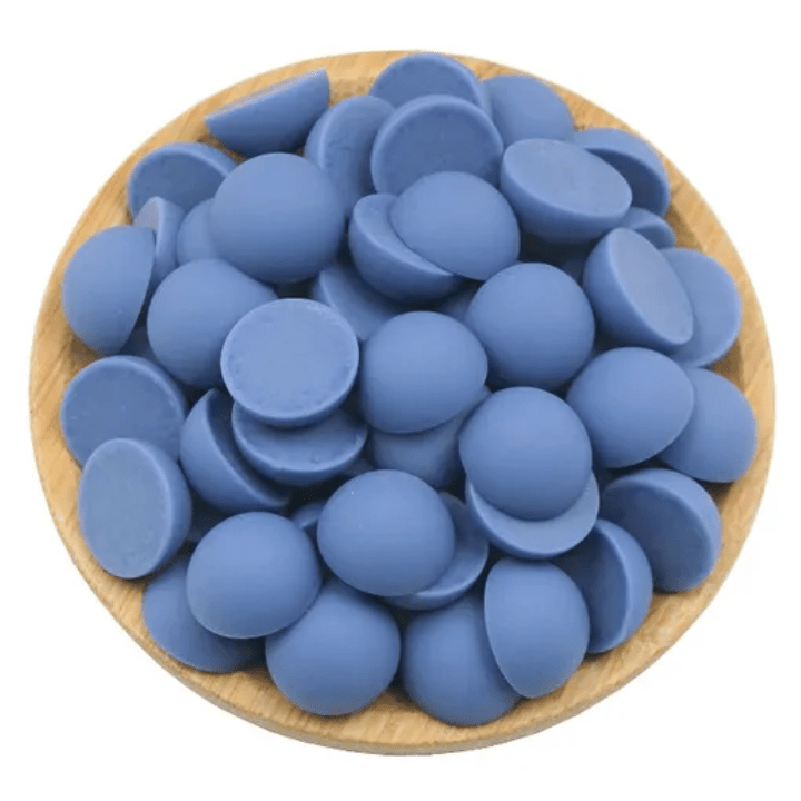 Dove Blue 13.5mm New Spring Coloured Matte Acrylic Gems, Glue on, Resin Gems  (Sold in Pair) Resin Gems