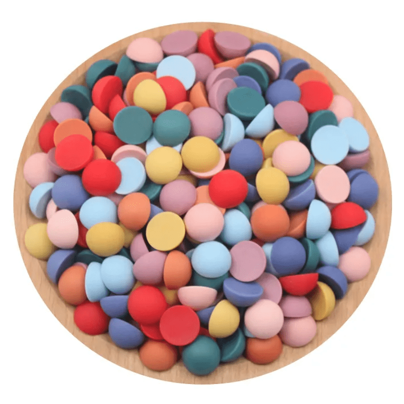 13.5mm New Spring Coloured Matte Acrylic Gems, Glue on, Resin Gems  (Sold in Pair) Resin Gems