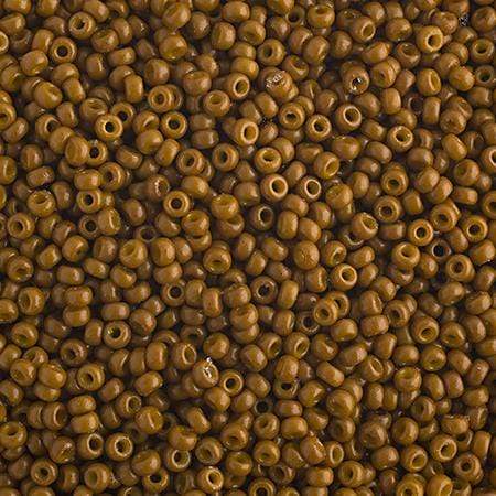 15/0 Miyuki Seedbeads -  Nutmeg Opaque Duracoat (4460v) (22g) 15/0 Seed Beads