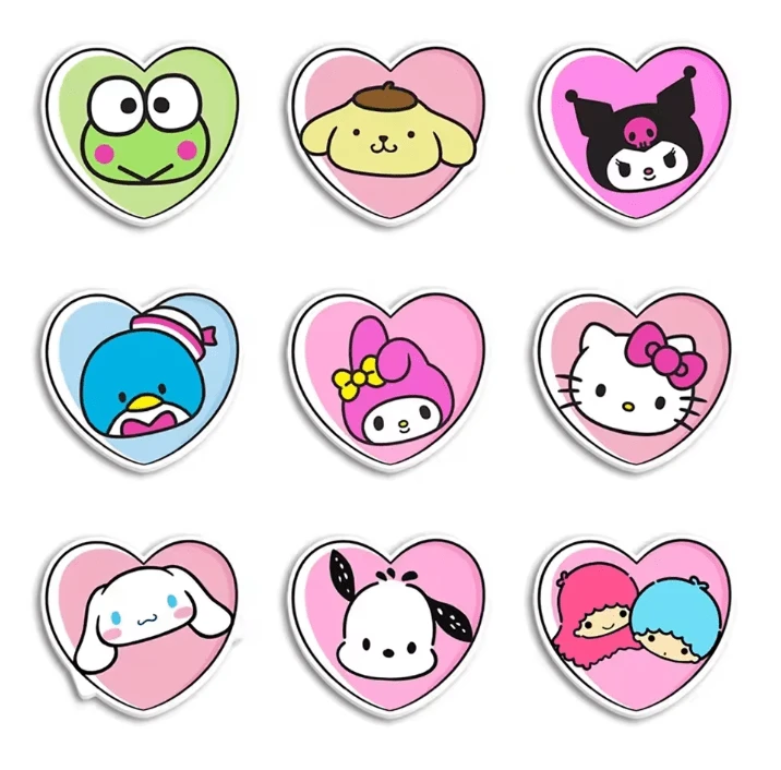 15mm Hello Kitty Gems Glue on, Resin Gem (Sold In Pair) Resin Gems