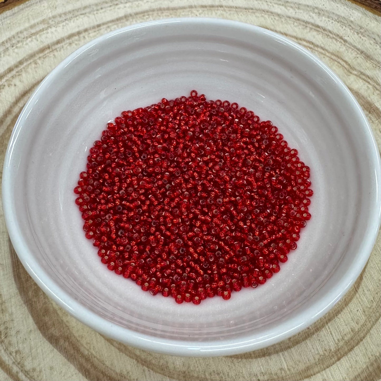 “Cherry Red” 10 - 11/0 Seed Beads Set Sundaylace Creations & Bling