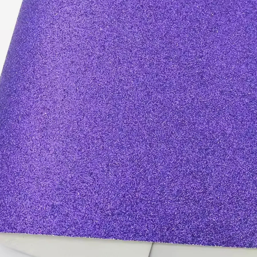 22*30cm Grape Purple Glitter Leatherette Sheet, Long Leatherette Sheets Leatherette