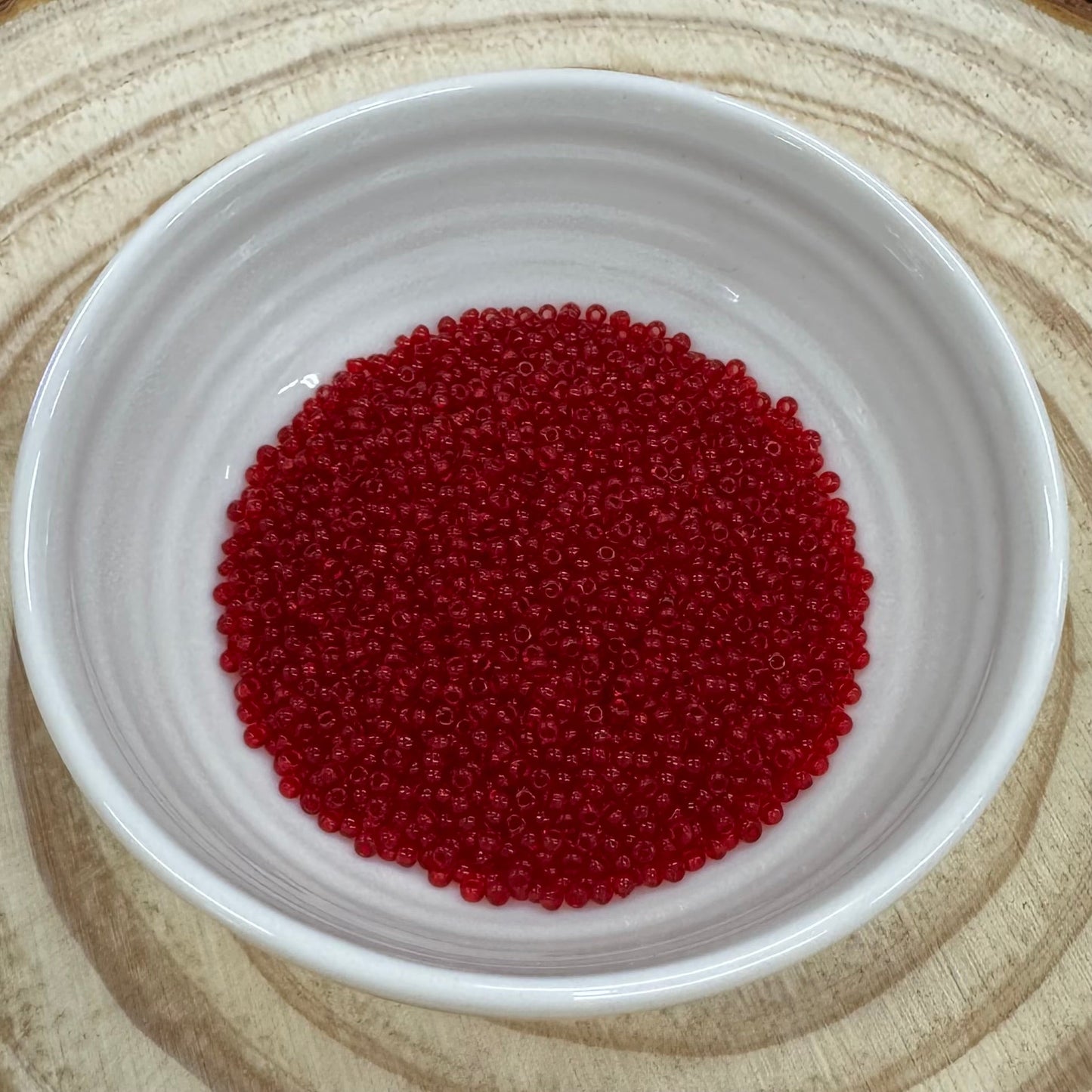 “Cherry Red” 10 - 11/0 Seed Beads Set Sundaylace Creations & Bling