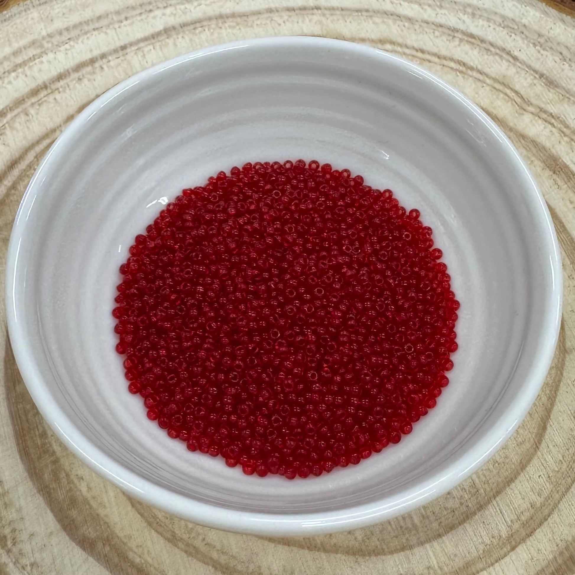 “Cherry Red” 10 - 11/0 Seed Beads Set Sundaylace Creations & Bling