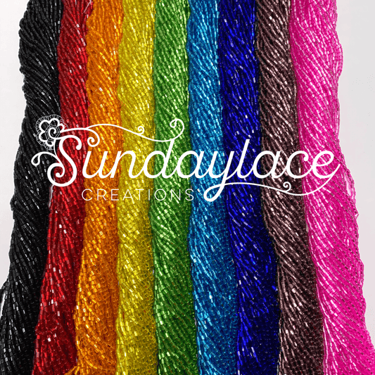 2-cut Silver Lined Beads Set 9 Hank Set, Promotions Promotion