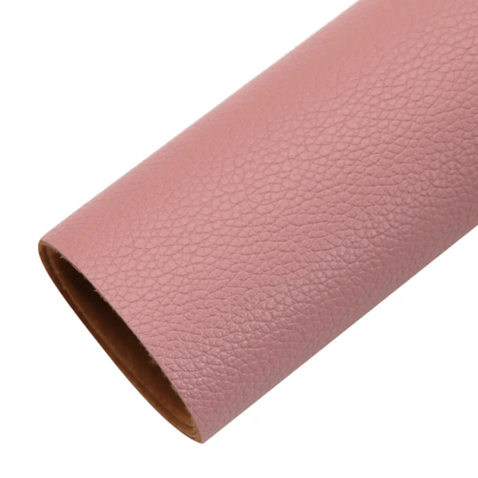 20*30cm Cheyenne Pink Leather Texture, Smooth Leatherette Sheet Leather & Vinyl