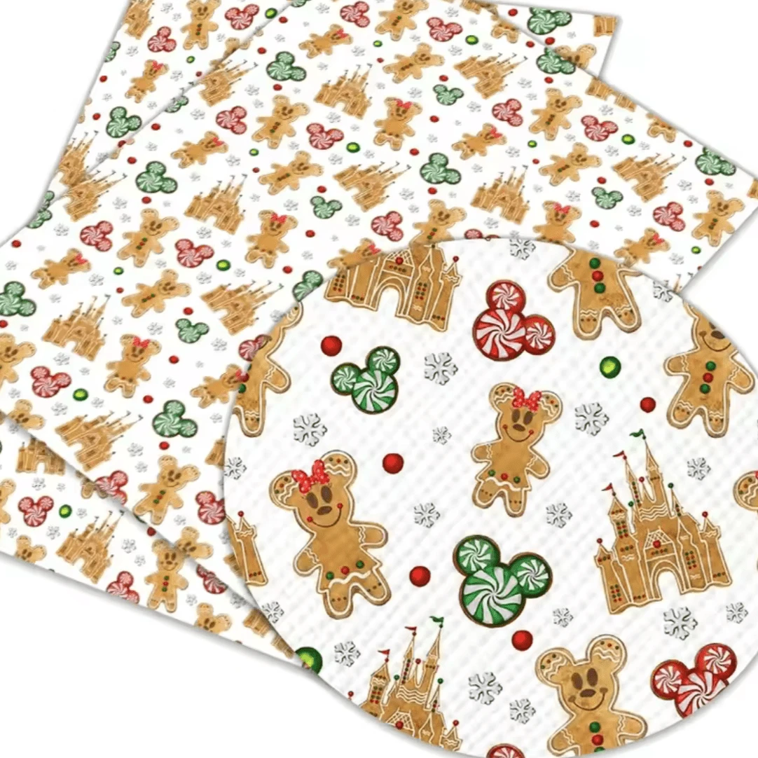 20*30cm GingerBread Mouse Ears Smooth Texture Finish, Leatherette Sheet Basics