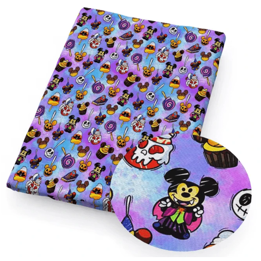 20*30cm Magic Kingdom's Halloween Party Smooth Texture Finish, Leatherette Sheet Basics